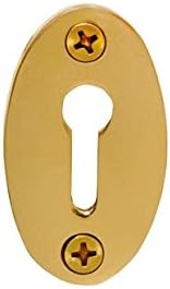 Nostalgic Warehouse Classic Keyhole Cover, Polished Brass, 701187