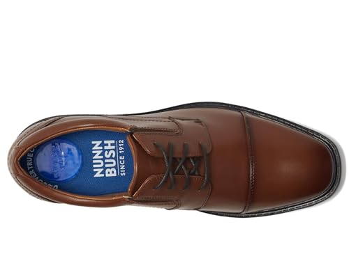 Nunn Bush Men's Stark Cap Toe Oxford Leather Business Formal Derby Dress Casual Lace-up2