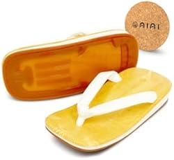 [あい藍] 日本製 雪駄 アメ底 白鼻緒 タタミ ゴム底ですべらない 耐水性