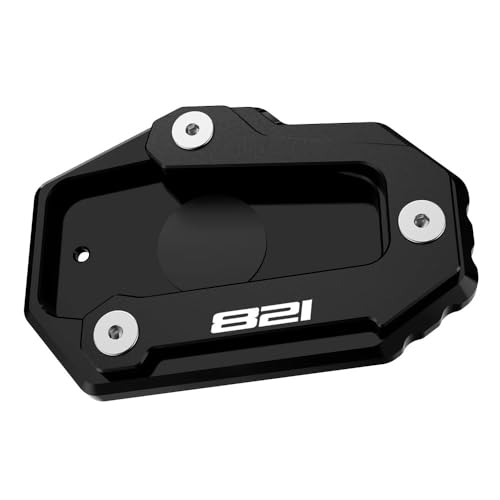 Seitenständer-Verlängerungsplatte Für DUCATI Monster 821 (2015–2021) Und Monster 797 (2017–2020).(Black 821)