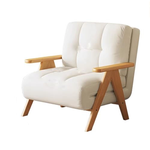 Sofá cama convertible 3 en 1 con cunas plegables y respaldo ajustable de 5 posiciones para sala de estar y espacios pequeños
