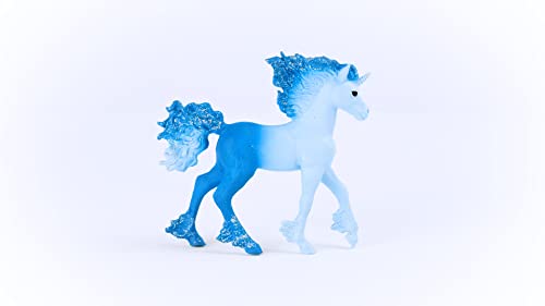 SCHLEICH 70758 Elementa Wasserflammeneinhorn Fohlen, für Kinder ab 5-12 Jahren, BAYALA - Spielfigur