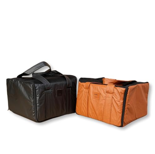 Bolsa Bag Para Transporte De Cães E Gatos Em Avião Confortável (32X35X23 Cm) (Preta)