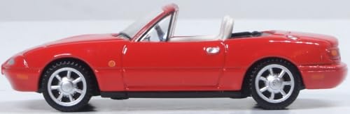 Oxford Diecast Mazda MX5 MK1 Classic Rojo 1:76 miniatura 2