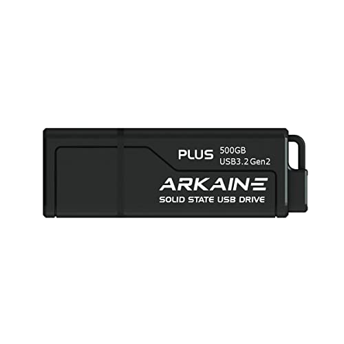 ARKAINE USB Memory 500GB USB 3.2 Gen2 UASP SuperSpeed+, Ultra Fast USB Memory Memory Max Read Speed 600MB/s Maximum Write Speed 500MB/s