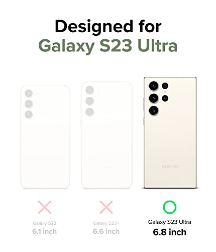Image of Ringke Slim Compatible with Samsung Galaxy S23 Ultra 5G Case Cover Transprarent Hard 0.7mm Super Slim Thin Skin Polycarbonate Samsung S23 Ultra Back Cover - Clear