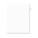 Avery 01403 Exhibit Side Tab Divider, Printed: C, Letter Size, White, 25/Pack