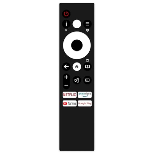 Image of BLACKSHEEP Compatible with Thomson Smart Tv Remote - Without Voice - Hot Keys Netfix, Prim Video, Y0utube and Go0gle Play Use for LCD LED OLED QLED UHD 4K Android TVs-Black