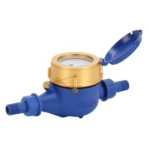 Watflow DN15 Water Meter 1/2" NPT, Measuring Cubic Meter, PVC