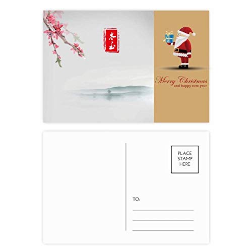 Cartes postales Père Noël Midwinter pour décorer la table et envoyer vos vœux