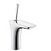 Produktbild hansgrohe Wasserhahn PuraVida (Armatur mit Auslauf Höhe 110mm und Push-Open Ablaufgarnitur) Chrom