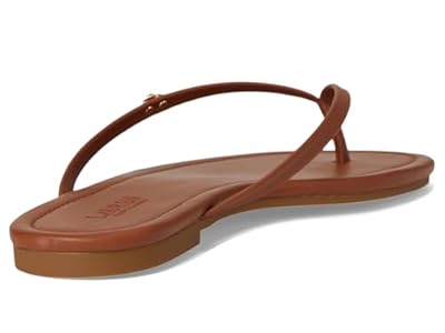 Lauren Ralph Lauren Women's Raquel Leather Flip-Flop, Lauren Tan