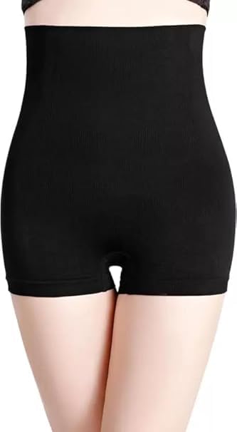 Women's Black Seamless High Waist Shapwear |Tummy Shapwear|Body Shapwear|Slimming Tummy (Black Free Size)-image-29