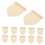 TOYANDONA 100 piezas Unidades Bolsas Filtro de Té Desechables con Cordón para Sueltas Pequeño Filtro de Papel para Infusiones Café y Especias Cierre Fácil y Uso Único