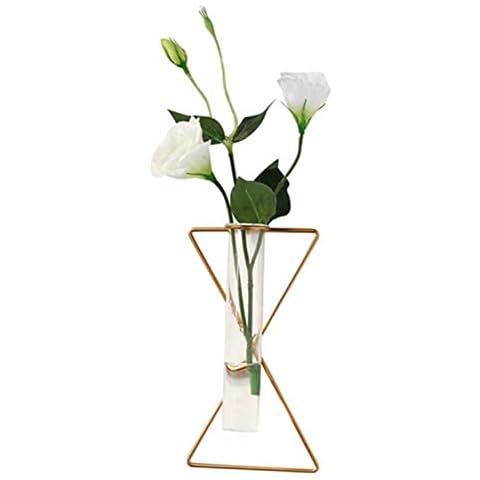 Ivymei Gold Geometric Wall Vase Cover