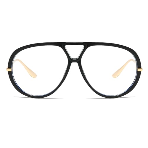 Trendy Aviator Sunglasses for Women Men Oversized Classic 70s Round Aviator Sun Glasses Vintage Shades