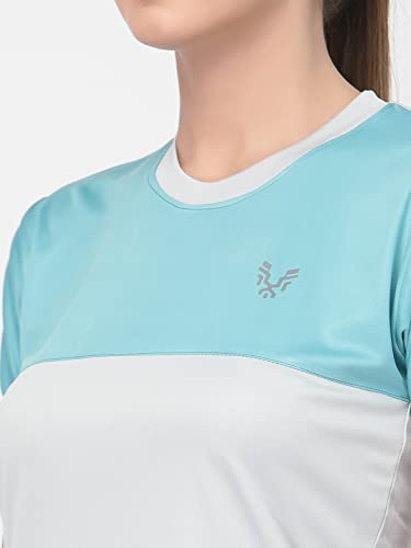 Image of UZARUS Women's Dry Fit Workout Top Sports Gym T-Shirt