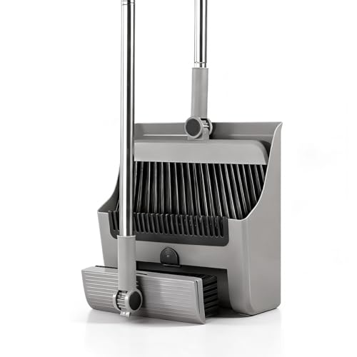 Room Essentials Foldable Broom With Dustpan Combo Set