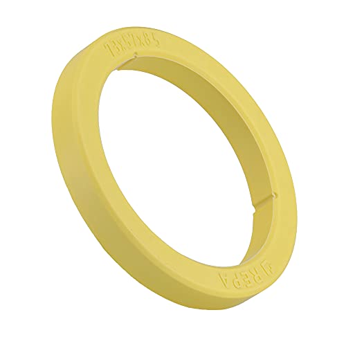 Guarnizione O-ring per portafiltro macchina da caffè tipo E61 gruppo brodo guarnizione testa (ø 73 x 57 x 8,5 mm di caffè Snapworld (giallo)