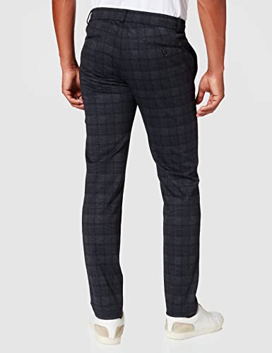 BUGATTI 4036-86840 Pantaloni, Blu Marino, 38W x