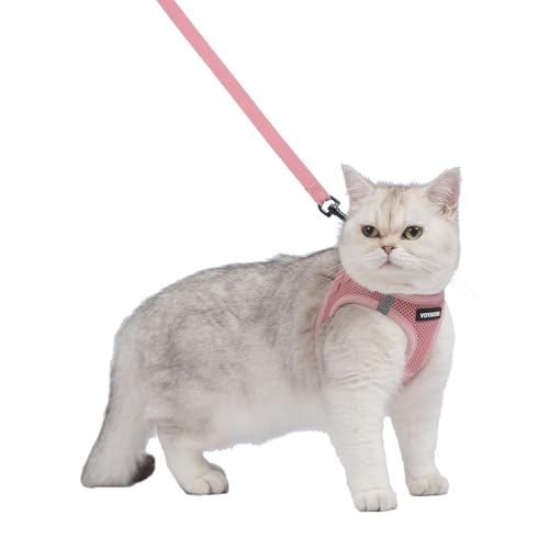 Image of Voyager Step-in Pet Harness - All Weather Mesh, Adjustable Step in Harness for Cats and Dogs by Best Pet Supplies - 307S Pink, S