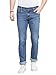 Billford Men Comfortable Stretchable Casual Denim Jeans Light Blue Size 32 Slim Fit Mid Rise Flat Front Full Length Modern & Fashionable for Casual Wear Comfort and Flexibility