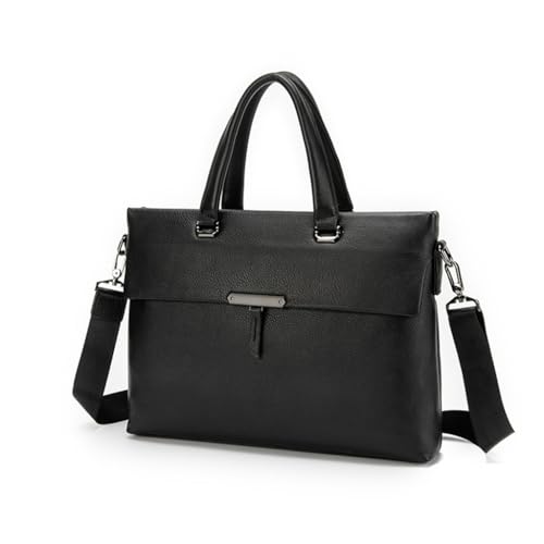 JSEIAJB Leather Layer Cowhide Men's Handbag Natural Slam Business Trip Crossbody Briefcase Computer Bag2