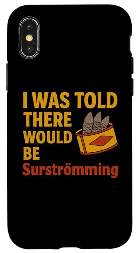 Surstromming divertido diciendo plato de pescado sueco Surströmming Carcasa para iPhone X/XS