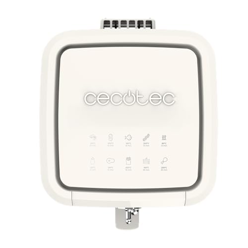 Cecotec Friggitrice ad Aria Cecofry Antique 5000 Window. Air Fryer 1500 W, Digitale, Capacità 5,5 L con Finestra, Tecnologia PerfectCook, Design Retrò, Termostato Regolabile Fino 60-200 ºc - immagine 4