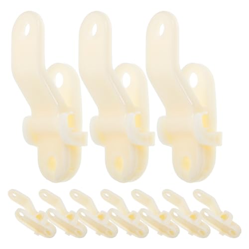 ibasenice 10PCS Greenhouse Film Locking Clips for Membrane Protection Versatile Plastic Clamps for Ventilation Fruit and Vegetable Greenhouses Extends Membrane Life