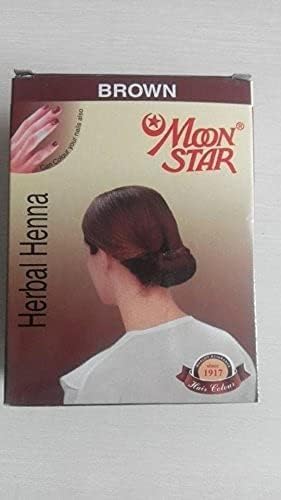 Generic PUB Herbal Henna Brown Hair Colour (6 Packs of 10 GMS Each)