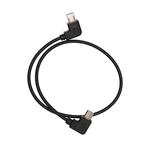 Câble de contrôle micro USB vers Sony A7 et Zhiyun Crane 2 Weebill S de 38cm coudé