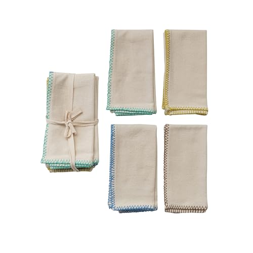 Set de Servilletas de Algodón 4 Piezas Multicolor miniatura 1
