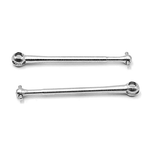 2PCS Accesorios del eje de transmisin universal Eje de transmisin Eje de transmisin para S911 / 9115 S912 / 9116 Coche de control remoto RC - Plata