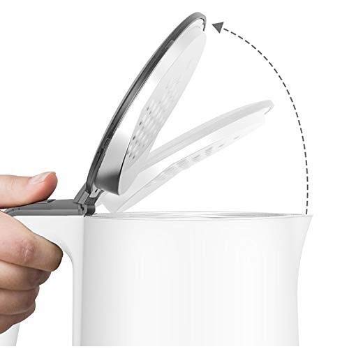 Hervidor eléctrico de acero inoxidable doble anti-calor miniatura 6