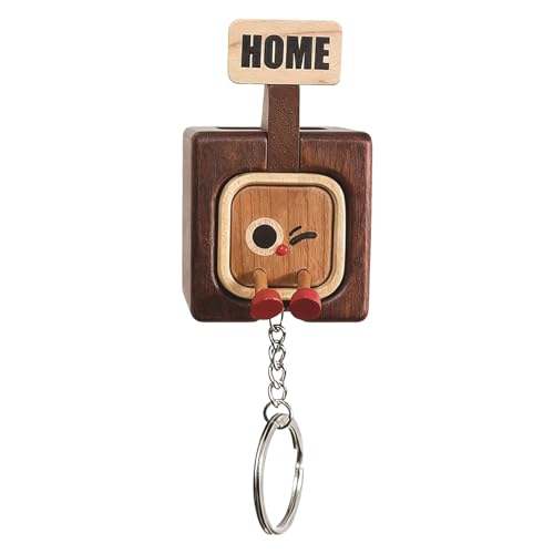 Genérico llavero de pared – madera soporte magnético | organizador de entrada para llaves, salón, dormitorio, pasillo, decoración de casa linda, regalo de inauguración, almacenamiento diario
