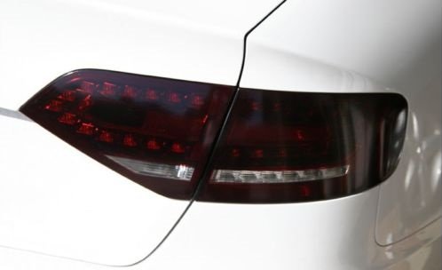 Precut Vinyl Tint Cover for 2009-2012 Audi A4 S4 Taillights with Cutout (20% Dark Smoke)