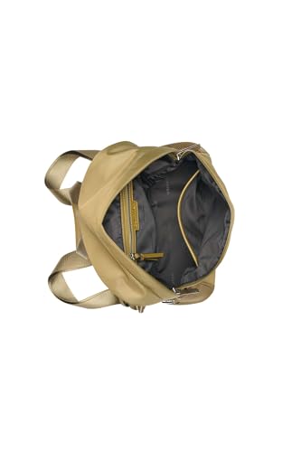 Image of Calvin Klein Women's Jessie Organizational Backpack for Women - Nylon Water-Resistant Backpack, 5 Pockets, Olive Branch, One Size