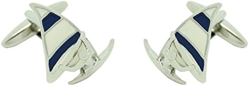 Vista 2 de MasGemelos - Windsurf Blue Cufflinks