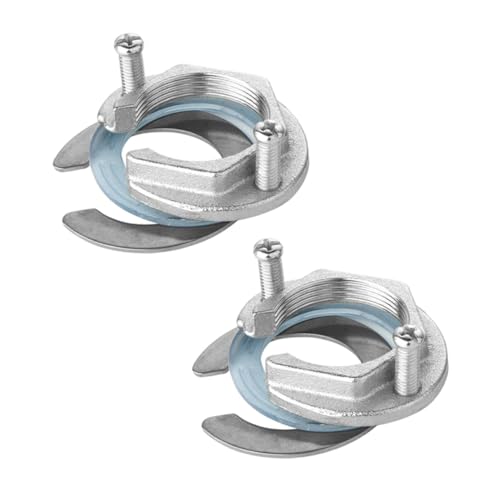 DOITOOL 2セット 防松動銅製ナット キッチン混合水栓用耐久性ステンレス製締付ワッシャー 洗面台蛇口固定アクセサリー簡単取付シンク用