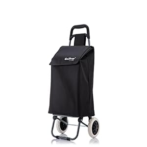 Premium 59L Lightweight Shopping Trolley, Hard Wearing & Foldaway Trendy Folding/Collapsible Push/Pull Carts for Easy…