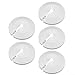-Piece White PP Plastic Bathroom Pipe Cover Set for Radiator, Heating, and Sink Drain Pipes – Adjustable 0.59