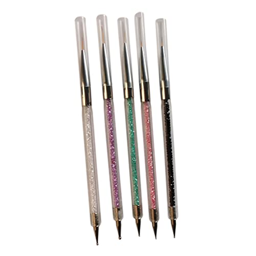 WOFASHPURET 1 Set Double Head Nail Art Brush Lightweight Manicure Tool for DIY Nail Painting Professional Use