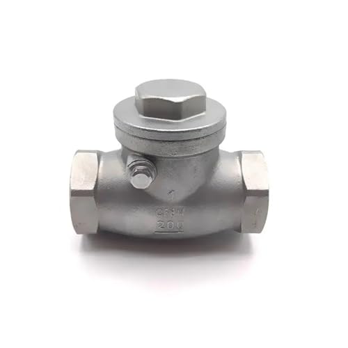 Válvula de retención horizontal 1 pulgada BSP para tuberías con rosca hembra 304ss 7