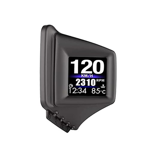 wiiyii Head Up Display, Car HUD P8, OBDII & GPS Dual System, The 1st Model in The Market Can be Installed on A-Pillar Trim