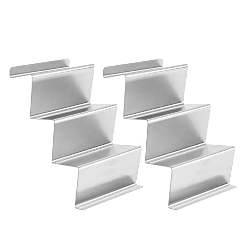 Unomor 2Pcs Stainless Steel Shaped Taco Rack Ergonomic Design for Shaped Supply for Serving Corn Taco Shells and Pancakes