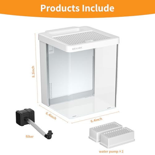 Smart Betta Fish Tank 1.5 Gallon Aquarium (White) - Image 4