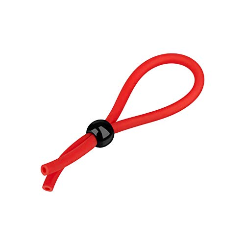 EIS Verstellbarer Penisring aus Silikon 1-6 cm | Cock-Ring dehnbar für Männer und Paare | Sex-Spielzeug für Penis und Hoden | Vergrößerung: bis 6 cm breit | Farbe: rot