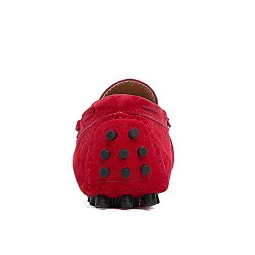 Men's Loafers Shoes Lined Option Deck Shoes Genuine Leather Suede Vamp 1-Eye Round Toe Comfortable Flexible Flat Heel Anti-Slip Wedding Classic3