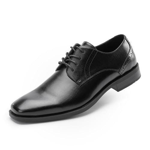 ApexWalk Men's Black Dress Shoes Oxfords Square Toe Wedding...